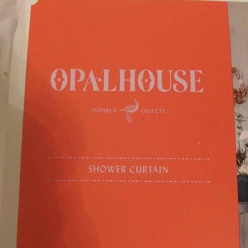 Opalhouse floral fabric shower curtain 72 x 72 New - Picture 5 of 8
